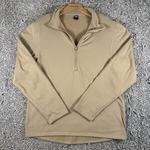 Condor Outdoor Mens XL Coyote Tan Grid Fleece 1/2 Zip Tactical Base Pullover